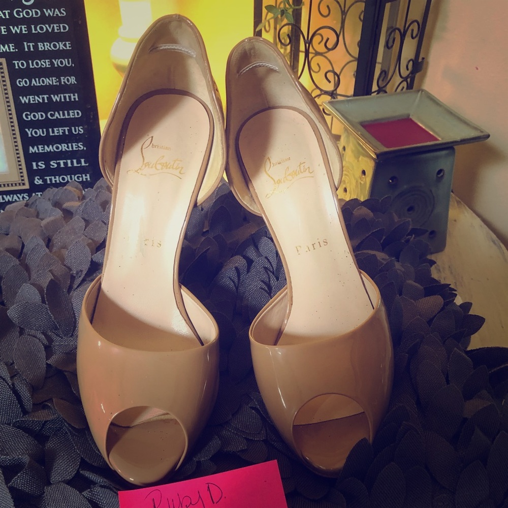 Pending payment Authentic Christian D’Orsay heels.